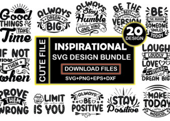 Inspirational Svg Design Bundle