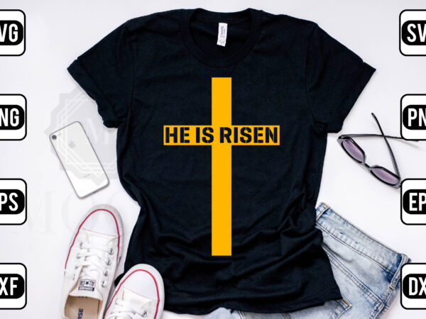 He is risen graphic t shirt