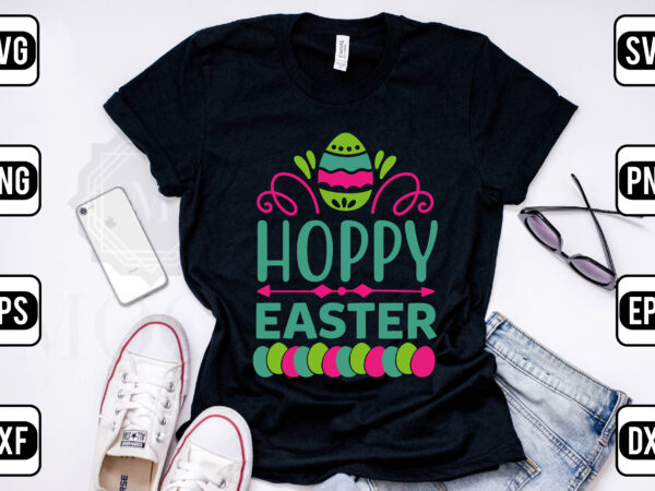 Hoppy easter graphic t shirt