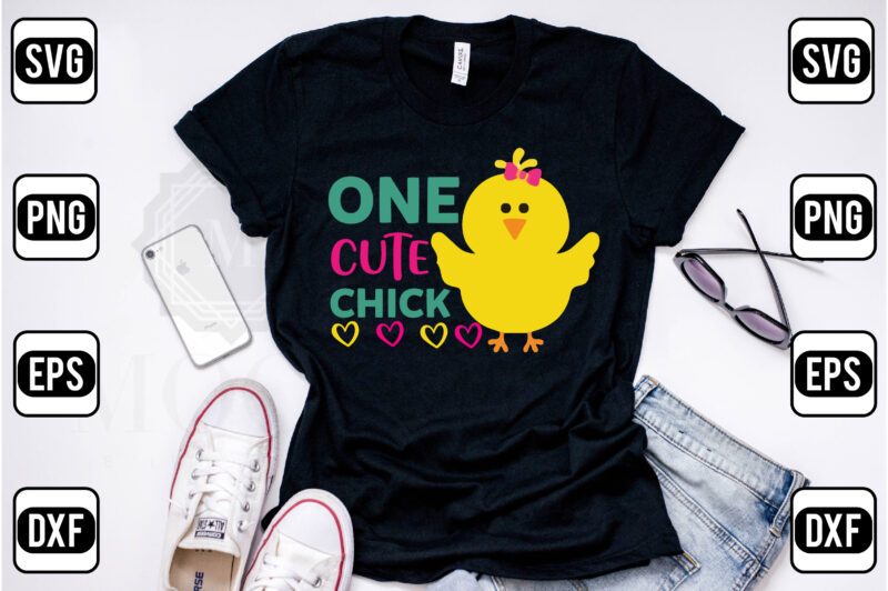 One Cute Chick - Buy t-shirt designs
