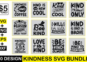 Kindness Svg Bundle