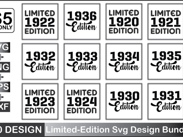 Limited-edition svg design bundle