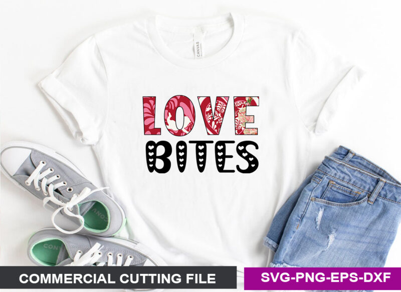 Love bites SVG