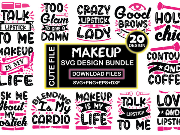 Makeup svg design bundle
