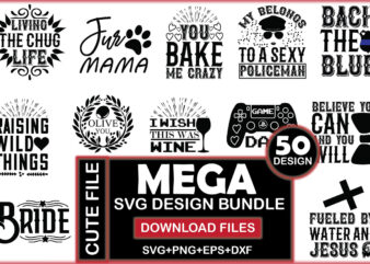 Mega Svg Design Bundle