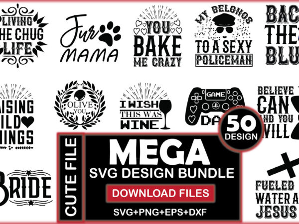 Mega svg design bundle