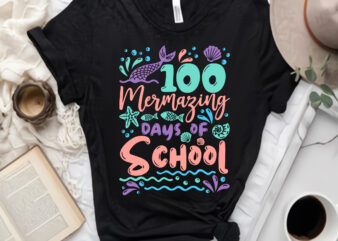 100 Mermazing Days Of School Svg, Mermaid 100th Day Svg, Days Of School Svg, School Svg