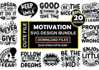 Motivation Svg Design Bundle
