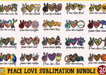 Peace Love Designs Bundle PNG
