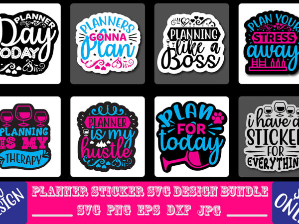 Planner svg design bundle