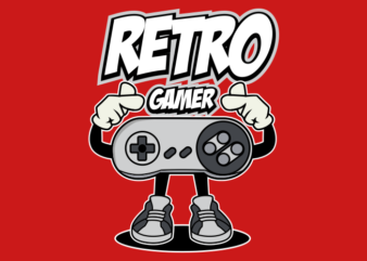 RETRO GAMER t shirt design online