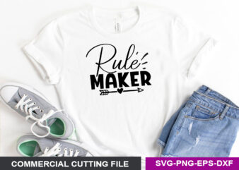 Rule maker SVG t shirt design online