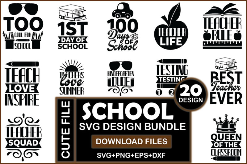 School Svg Design Bundle