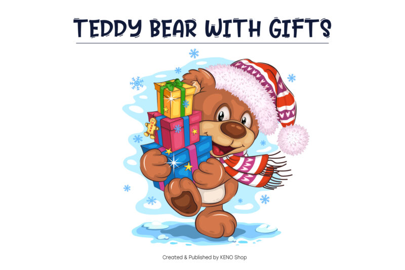 Set of Cartoon Teddy Bears 03. T-Shirt.