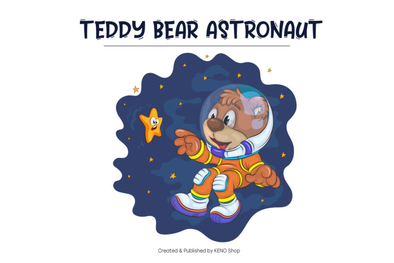 Set of Cartoon Teddy Bears 03. T-Shirt.