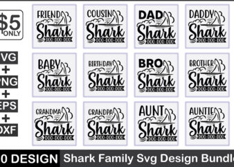 Shark Family Svg Design Bundle