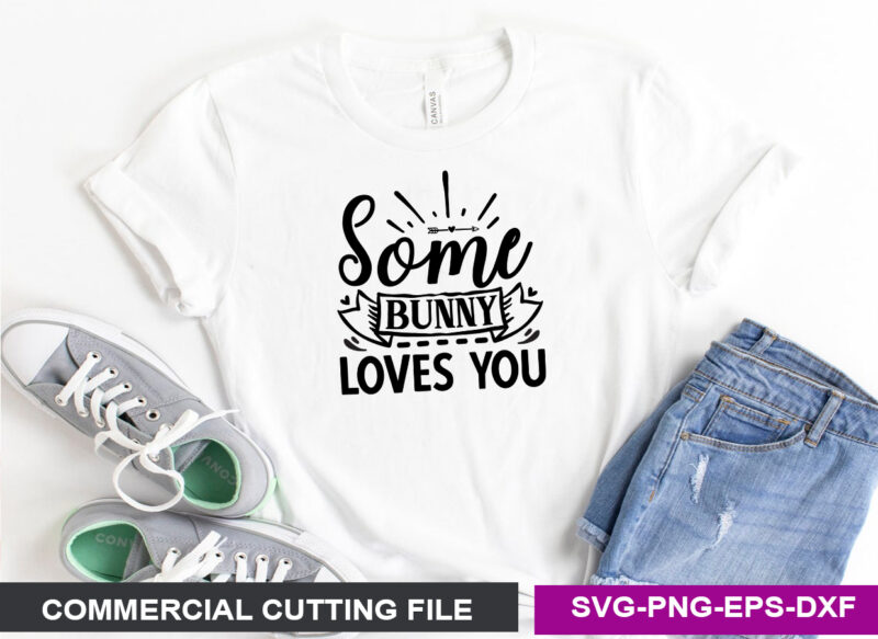 Some bunny loves you SVG