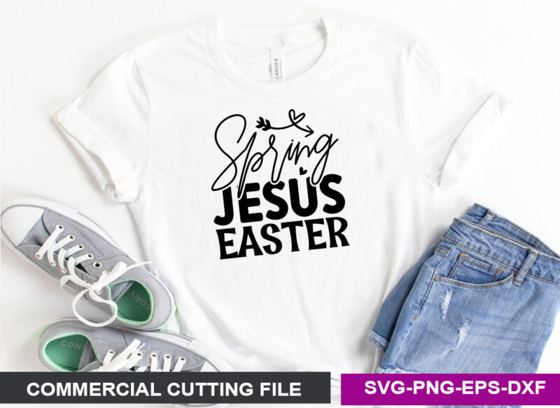 Spring Jesus Easter SVG