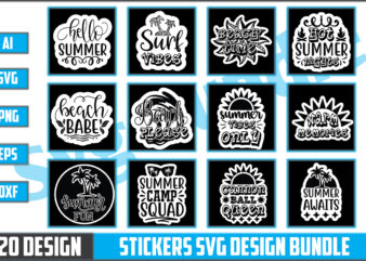 Stickers Svg Design Bundle