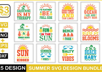 Summer Svg Design Bundle