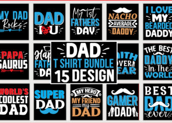 DAD T shirt Design Bundle