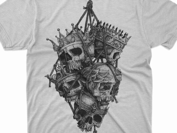 Human skull symbolism tattoo crown head, skull t shirt design