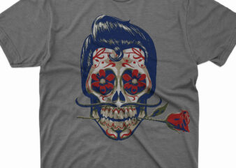 day of the dead , Calavera Mexican cuisine Skull art Day of the Dead, fancy