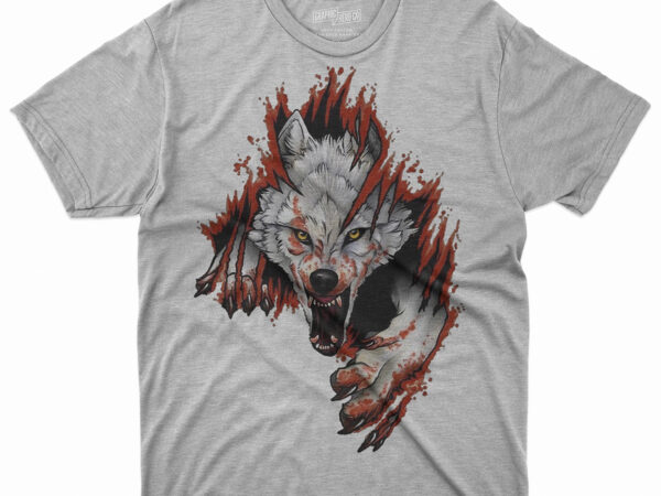 White wolf illustration, sleeve tattoo dog black wolf, dog t-shirt design