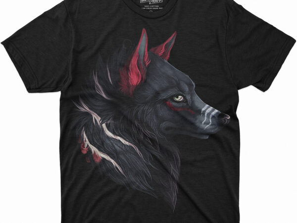 Black and red dog with green eyes , dog black wolf sokka drawing red wolf, wolf avatar t shirt template