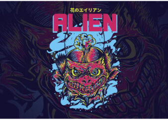 Alien Invaders T-Shirt Design