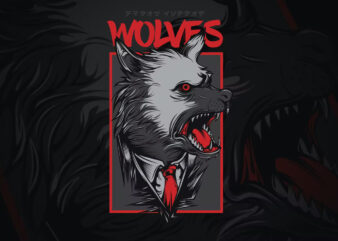 Mafia Wolves T-Shirt Design