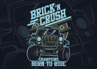 Brick n Crush T-Shirt Design