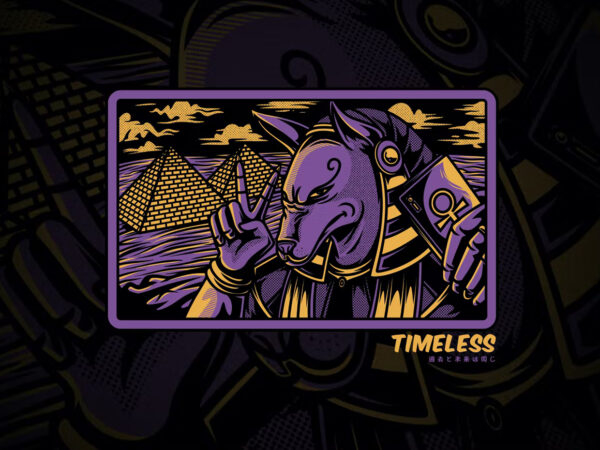 Timeless t-shirt design illustration