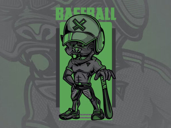 Baseball sports t-shirt design