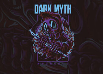 Dark Myth T-Shirt Design