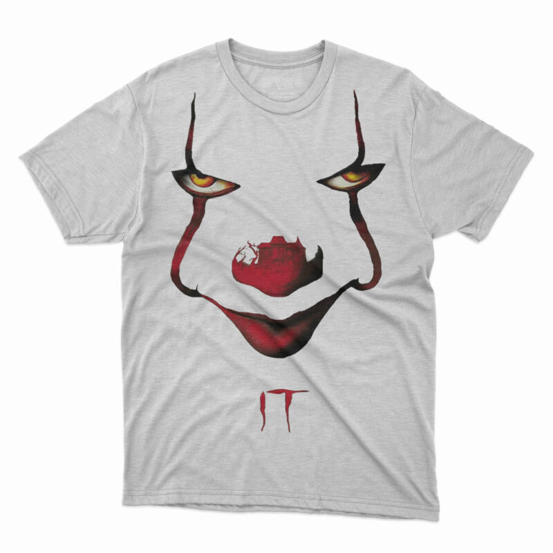 Clown Horror Film Evil Clown T shirt design