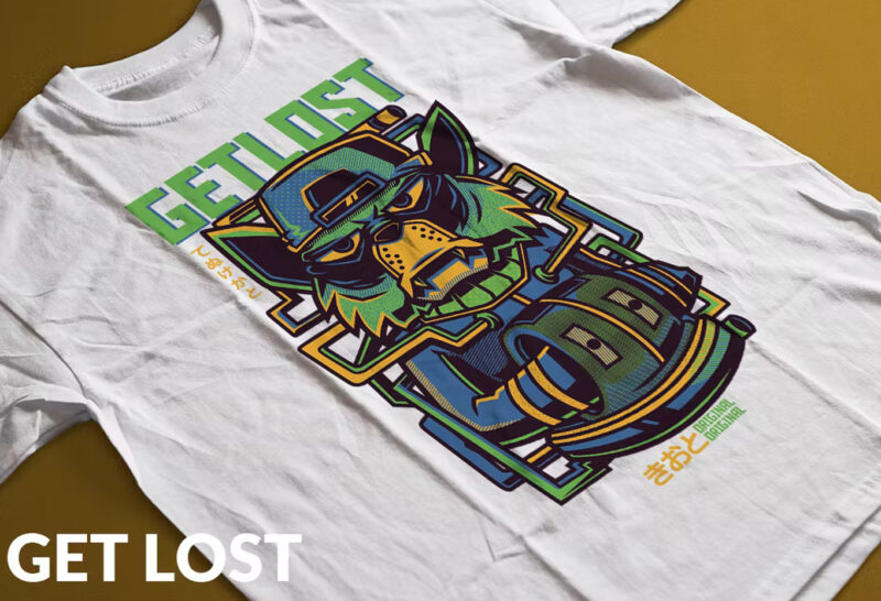 Get Lost T-Shirt Design