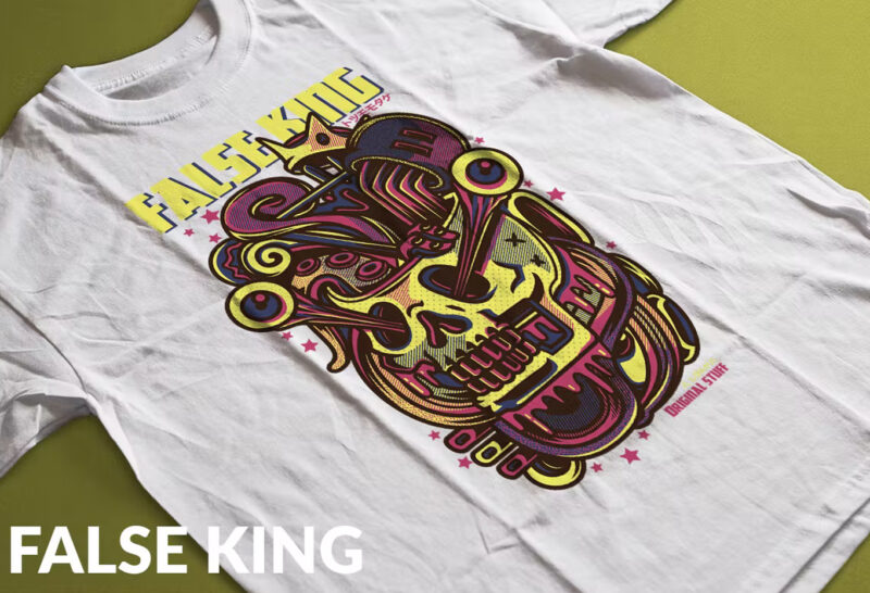 False King T-Shirt Design
