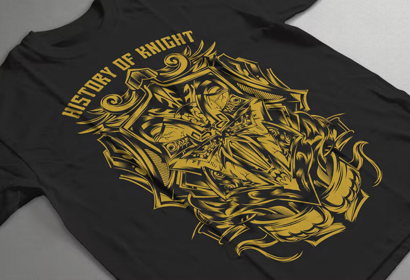 History of Knight T-Shirt Design