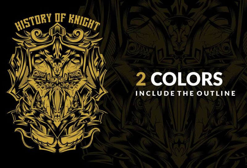 History of Knight T-Shirt Design