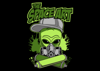 THE SPACE ART t shirt designs for sale