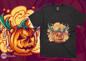 Scary Pumpkin – Illustration