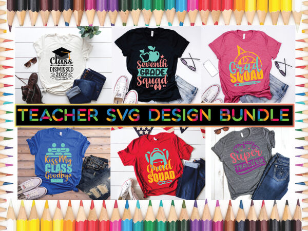 Teacher svg design bundle