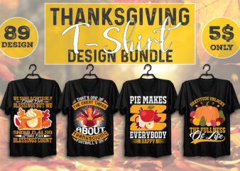 Thanksgiving T-shirt Design Bundle