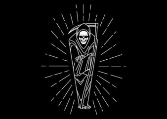 Reaper Skull t shirt design online