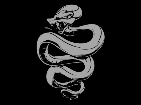 Snake t shirt template vector