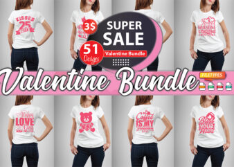 Valentine’s Day Bundle t shirt vector art