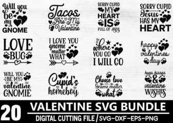 Valentine Day svg bundle t shirt vector art