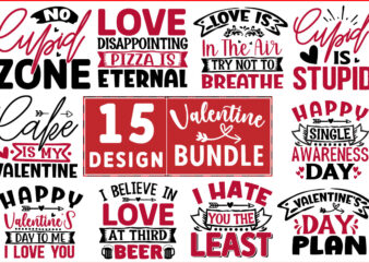 Valentine SVG T shirt Design bundle