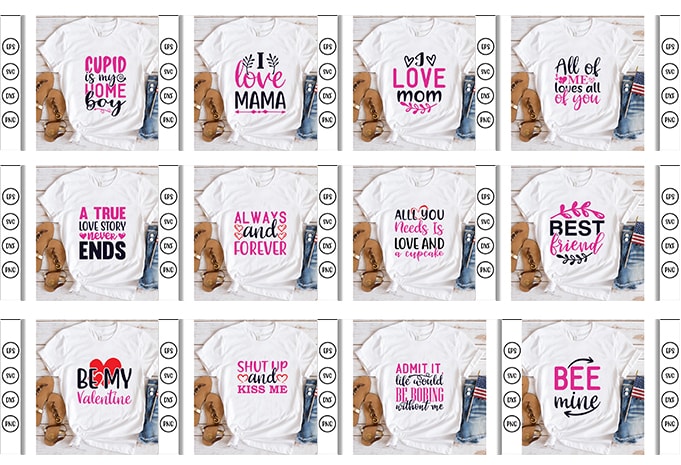 14 February valentine's day , love quotes, Relationship, lover quotes t shirt designs bundle